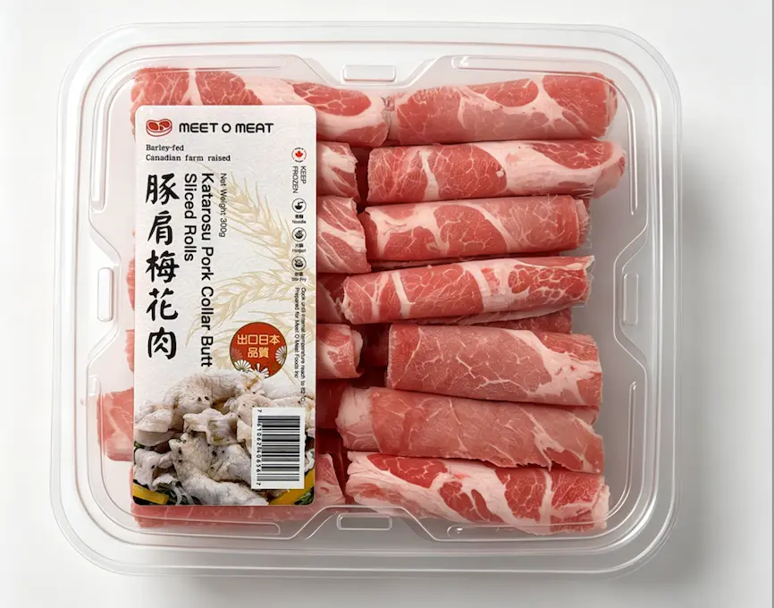 300g - Sliced Pork Katarosu 1.6mm 豚肩梅花肉