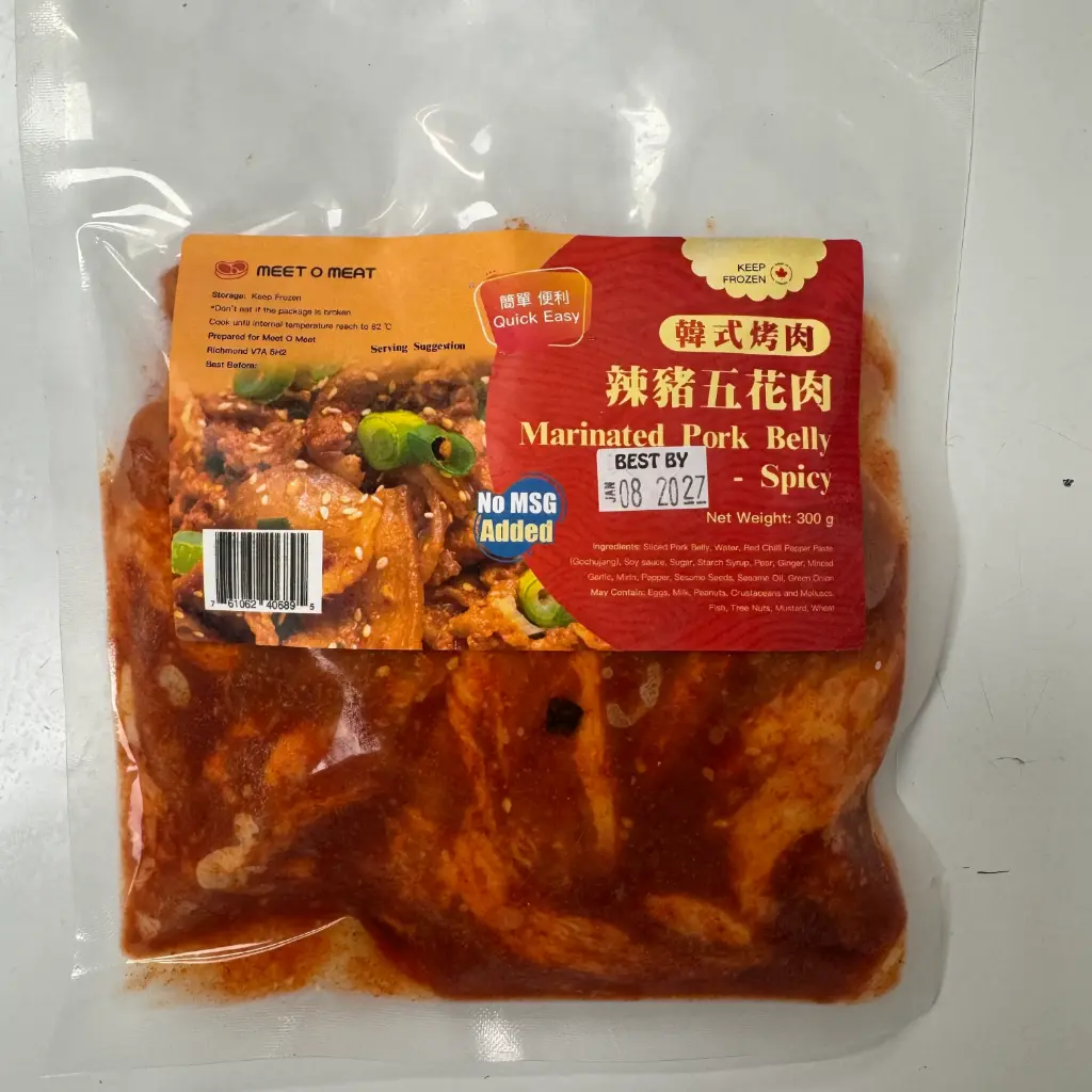 Korean BBQ - Pork Belly Spicy 韓燒辣豬五花肉 300g