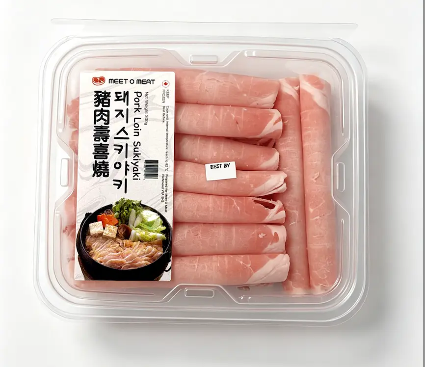 Pork Sukiyaki Sliced Pork Loin 日式豬肉壽喜燒 300g