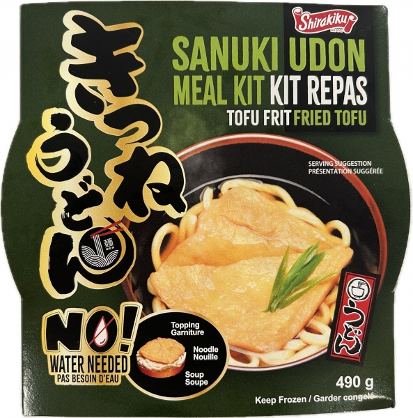 Noodle Udon 3Layer Fried Tofu 490g 日式油豆腐烏冬面