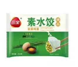 三全素水餃韭菜雞蛋 450g x 20