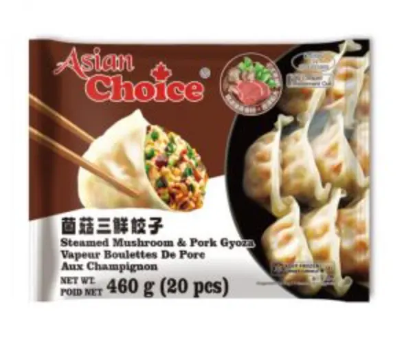 亞洲優選菌菇三鮮餃子 AC Mushroom & Pork Dumplings 460g x 18