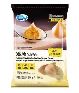 北洋海產海膽仙桃 NSF Fish ball with Fish egg stuffing  Urchin Flavour 340g