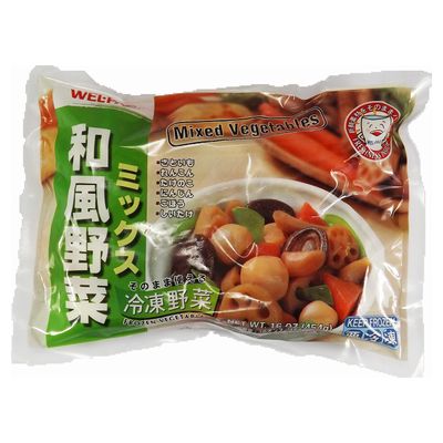 Shirakiku 日式冷凍雜菜 1lb Frz Vegetable Wafu Yasai Mix 1lb x 24