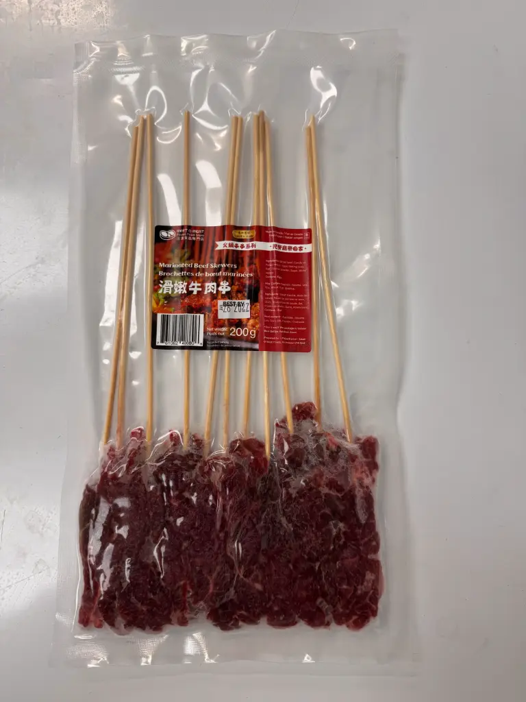 火鍋串串 不辣嫩牛肉 Marinated Beef for Hotpot 200g