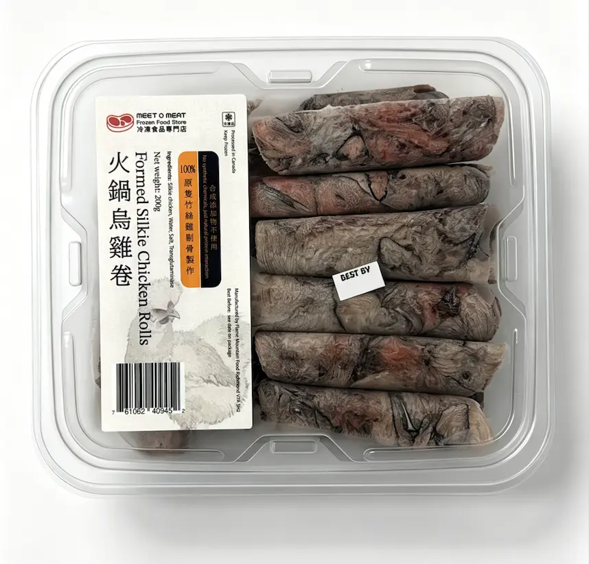 Formed Silkie Chicken Rolls 火鍋烏雞卷 200g