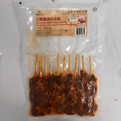 [4130001] 氣炸鍋系列 - 川香麻辣牛舌串 Spicy Mala Beef Tongue Skewers 250g